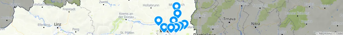 Map view for Pharmacies emergency services nearby Pillichsdorf (Mistelbach, Niederösterreich)